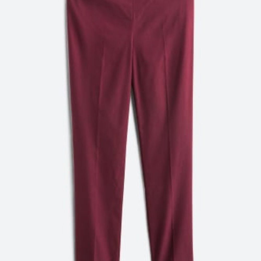 COPY - Fia Cuffed Straight Wine colored Trousers